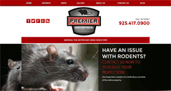 Desktop Screenshot of premierrodent.com